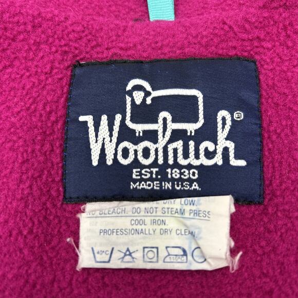 Vintage Woolrich Sigmet Gear Jacket Women’s XL PURPLE Fleece Lined Ski USA MADE - Picture 8 of 10